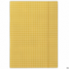 Teczka z gumką pomarańczowa w kratkę A4 Donau 400gsm