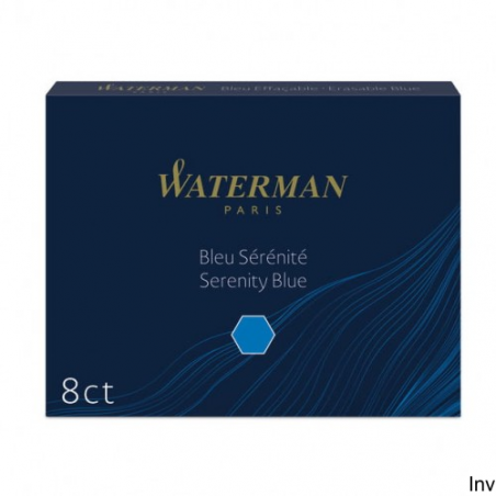 Naboje standardowe Waterman (8 sztuk) niebieskie Florida S0110860