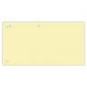 Przekładki OFFICE PRODUCTS, karton, 1/3 A4, 240x105mm, 100szt., żółte