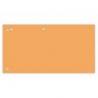 Przekładki OFFICE PRODUCTS, karton, 1/3 A4, 240x105mm, 100szt., pomarańczowe