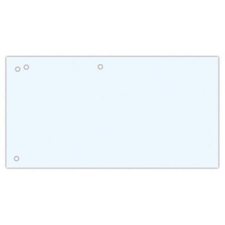 Przekładki OFFICE PRODUCTS, karton, 1/3 A4, 240x105mm, 100szt., białe