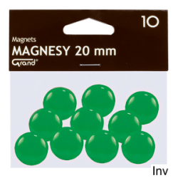 Magnesy 20mm GRAND zielone...