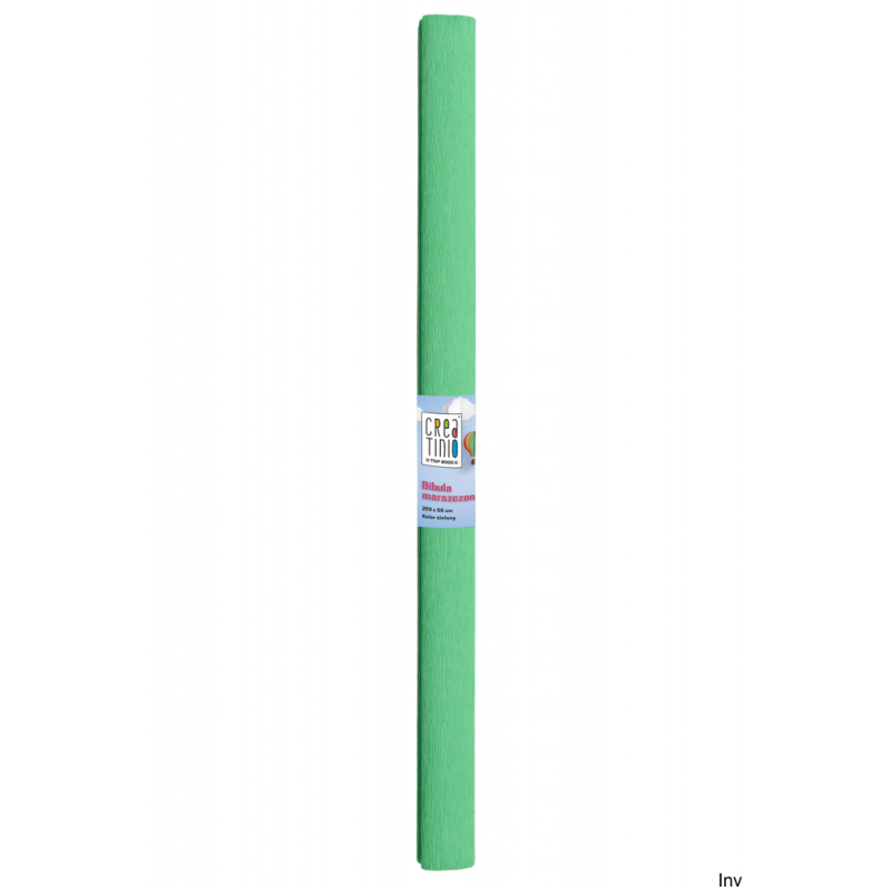Bibuła marszczona Creatinio 50x200 cm zielona Top 2000, 50 sztuk