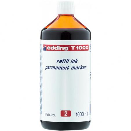 Tusz do uzupełniania markerów permanentnych e-t1000 EDDING, czerwony