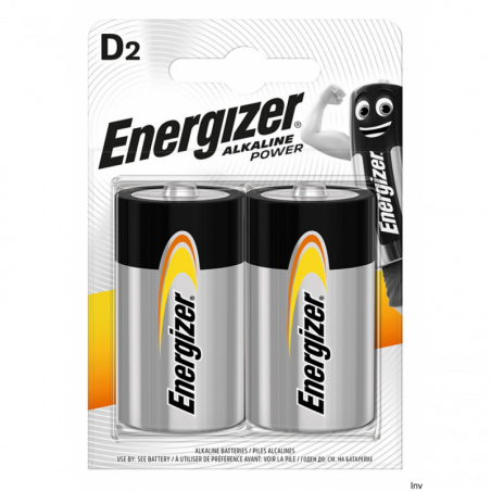 Bateria alkaliczna Energizer Intelligent LR20/D 2 sztuki 1,5V do urządzeń codziennego użytku