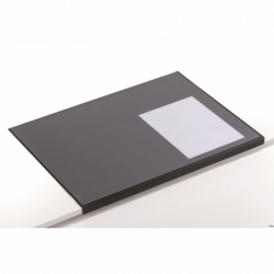 Podkład na biurko Durable 650x500 mm czarny z zabezpieczeniem krawędzi
