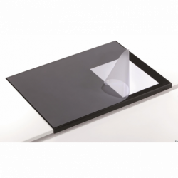 Podkład na biurko Durable 650x500 mm czarny z zabezpieczeniem krawędzi