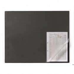 Podkład na biurko Durable 650x500 mm czarny z zabezpieczeniem krawędzi