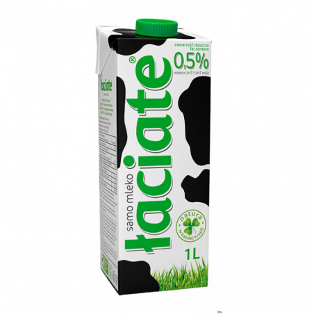 Mleko ŁACIATE UHT 0.5% 1L