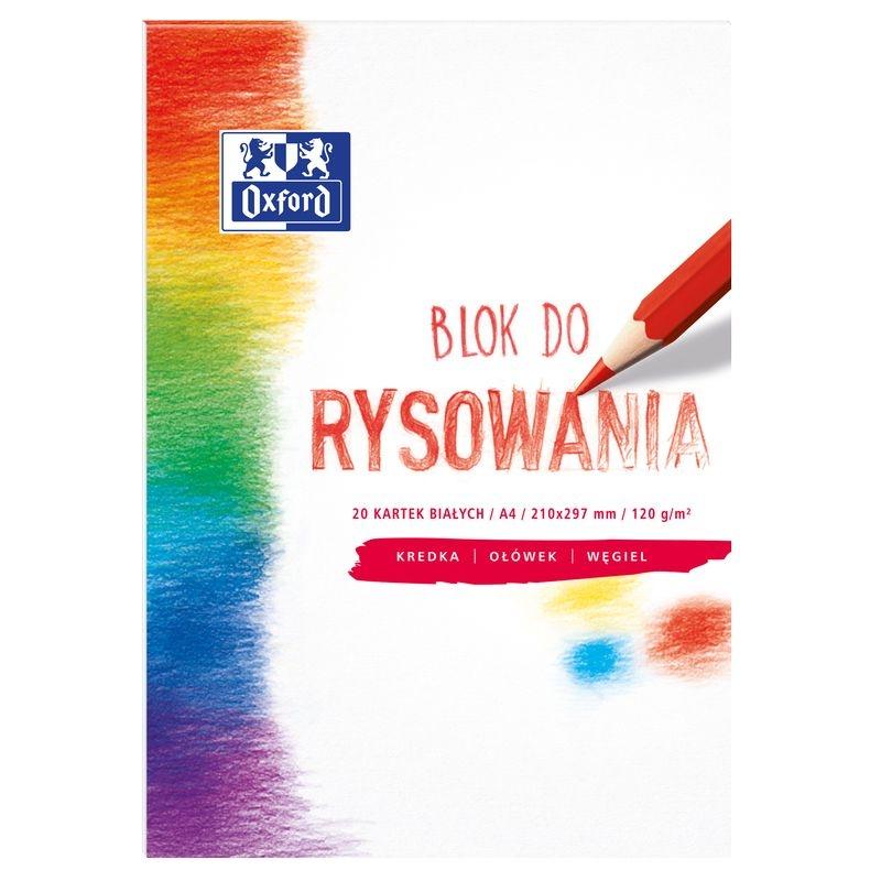 Blok rysowania OXFORD A4 20k 120G biały 400093195 - 1
