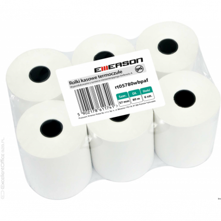 Rolka termiczna 57x80m (6) BPA FREE EMERSON