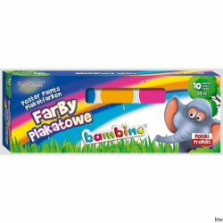 Farby plakatowe BAMBINO 10...