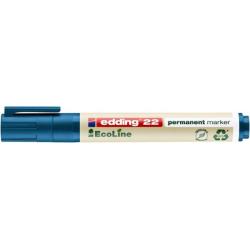 PAKIET Marker permanentny e-22 EDDING ecoLine, 1-5 mm, niebieski