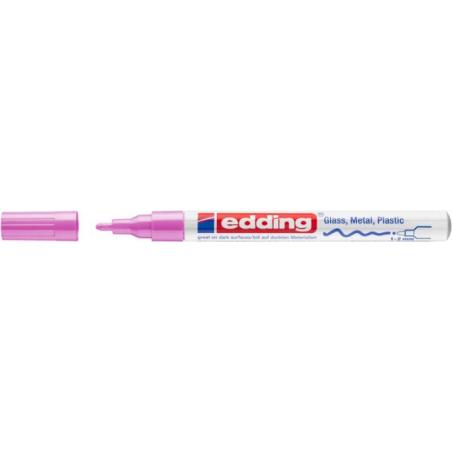 PAKIET Marker olejowy połyskujący e-751 EDDING, 1-2 mm, różowy