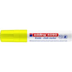 PAKIET Marker kredowy e-4090 EDDING, 4-15 mm, żółty neonowy