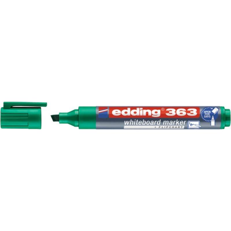 PAKIET Marker do tablic e-363 EDDING, 1-5 mm, zielony