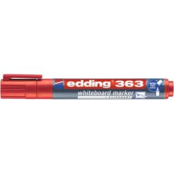 PAKIET Marker do tablic e-363 EDDING, 1-5 mm, czerwony