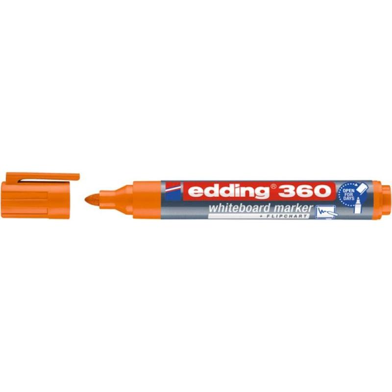 PAKIET Marker do tablic e-360 EDDING, 1,5-3 mm, pomarańczowy