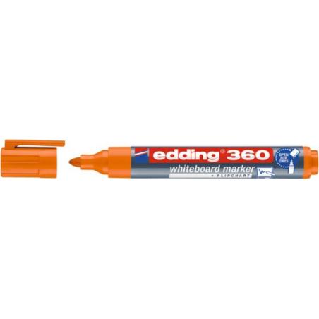 PAKIET Marker do tablic e-360 EDDING, 1,5-3 mm, pomarańczowy