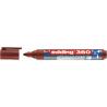 PAKIET Marker do tablic e-360 EDDING, 1,5-3 mm, brązowy