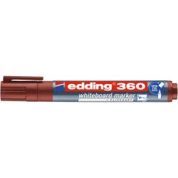 PAKIET Marker do tablic e-360 EDDING, 1,5-3 mm, brązowy