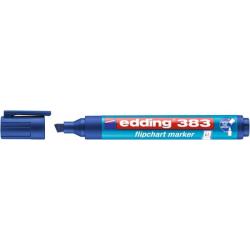 Marker do flipchartów e-383 EDDING, 1-5 mm, niebieski, 10 szt.