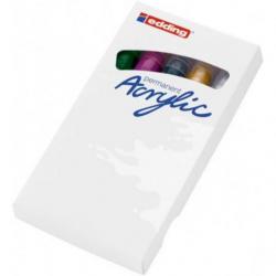 Marker akrylowy e-5100 EDDING, 2-3 mm, 5 szt., mix kolorów