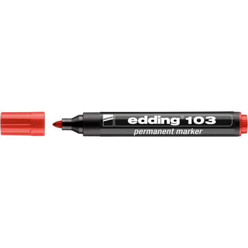 PAKIET Marker permanentny e-103 EDDING, czerwony