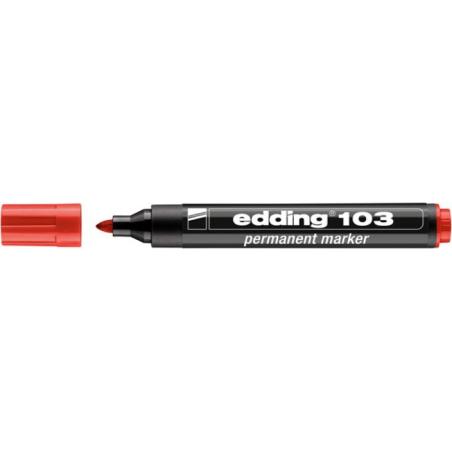 PAKIET Marker permanentny e-103 EDDING, czerwony