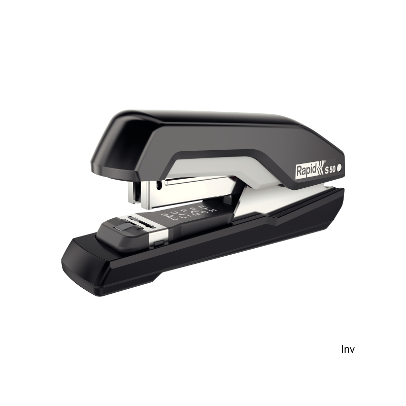 Zszywacz Rapid Supreme S50 czarny do 50 kartek z technologią Super Flat Clinch