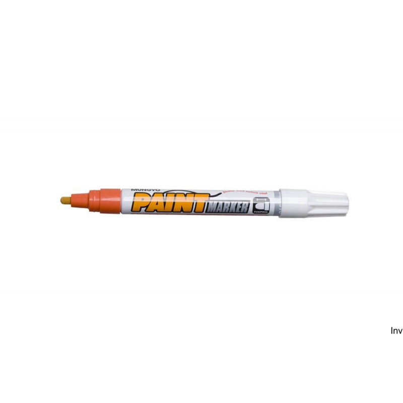 Marker olejowy Mungyo pomarańczowy 2 mm, wodoodporny, długość linii 450 m