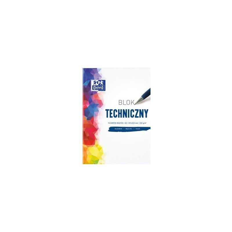 Blok techniczny OXFORD A3 10k 250G biały 400093232 - 1