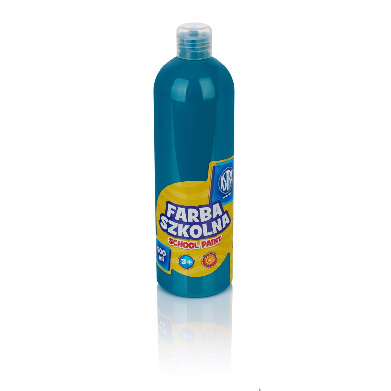 Farba szkolna Astra 500 ml turkusowa