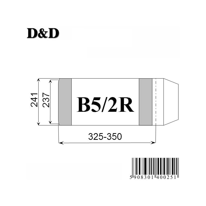 Okładka książkowa B5/2R regulowana wys.wew.236mm (25) D&D