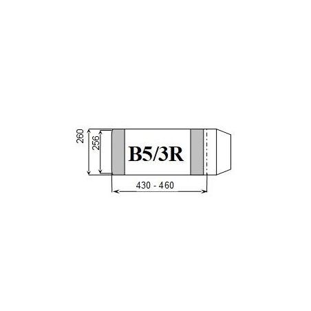 Okładka książkowa B5/3R regulowana wys.wew.255mm (25) D&D