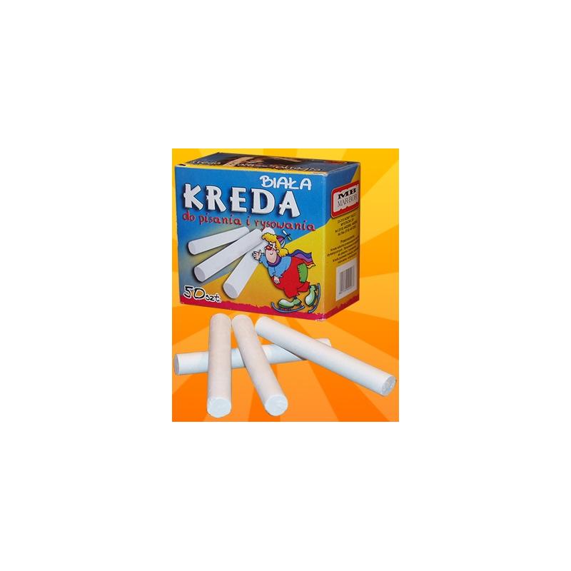 Kreda okrągła biała 48 sztuk M8 Mar Bor