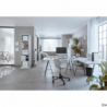 Kołonotatnik Leitz WOW A4 z 3 zakładkami, w kratkę, biały, 80 kartek, z teczką i uchwytem na długopis