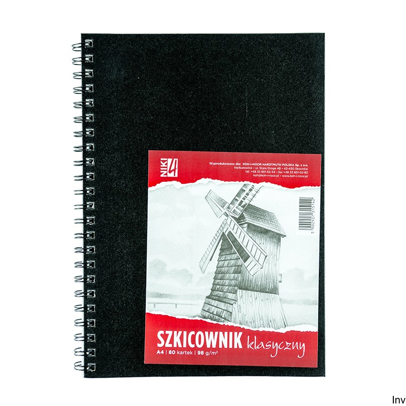 Szkicownik A4 98g 80 kartek spiralny Koh-i-Noor