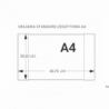 Okładka zeszytowa A4 300g 25 sztuk Biurfol OZK-02