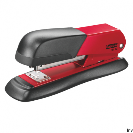 Rapid Zszywacz metalowy FM12 24-26/6 czerwony do 25 kartek z gumowym uchwytem