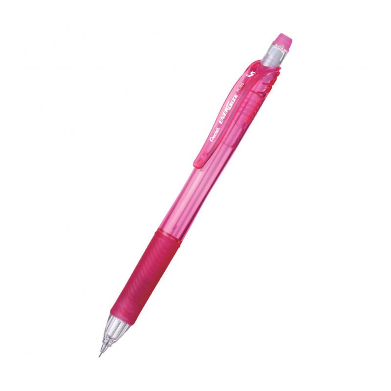 Ołówek automatyczny 0,5mm ENERGIZE  PL105-P różowy PENTEL