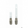Klips do identyfikatora Argo CT211, metalowy, z tworzywa, opakowanie 100 sztuk