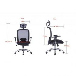 Fotel biurowy OFFICE PRODUCTS Samos, czarny