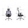Fotel biurowy OFFICE PRODUCTS Samos, czarny