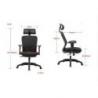 Fotel biurowy OFFICE PRODUCTS Zakynthos, czarny