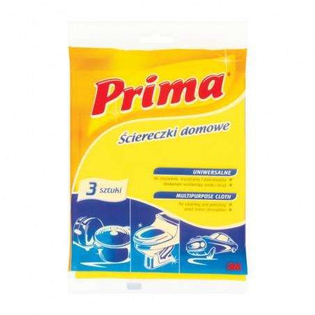 Ściereczki domowe PRIMA, 3szt., żółte - 1