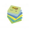 Karteczki samoprzylepne POST-IT (654-MTDR), 76x76mm, 6x100 kart., paleta marzycielska - 1