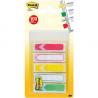 Zakładki indeksujące POST-IT (684-ARR-RYG), PP, 11,9x43,2mm, strzałka, 5x20 kart., mix kolorów - 1