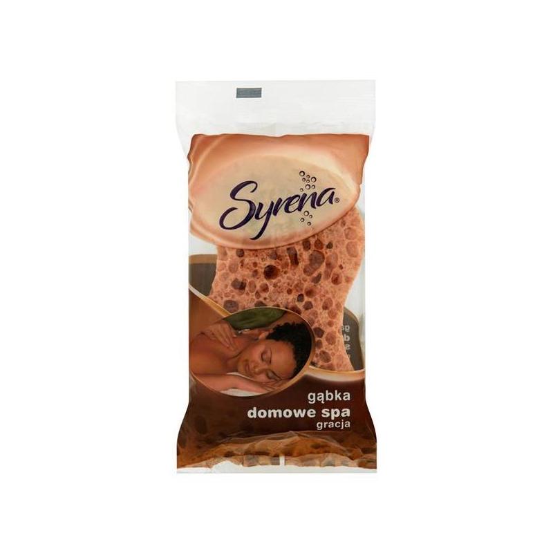Gąbka kąpielowa SYRENA Gracja, brązowa - 1