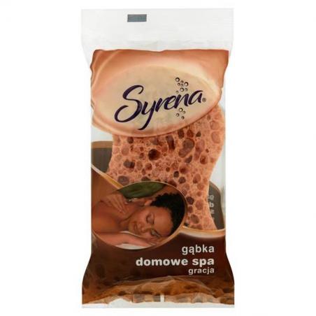 Gąbka kąpielowa SYRENA Gracja, brązowa - 1